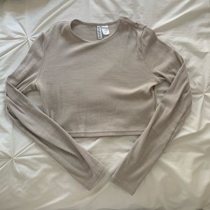 Long Sleeve Crop Top